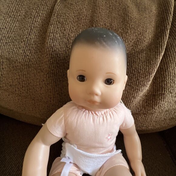 Bitty Baby Doll American Girl Brown Open And Close Eyes 2014 - Picture 2 of 5